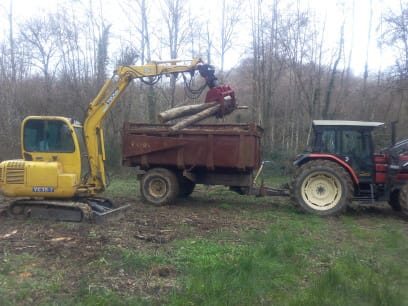 Chargement de bois